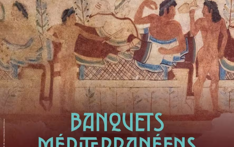 Affiche Banquets méditerranéens entre Grecs, Étrusques et Gaulois